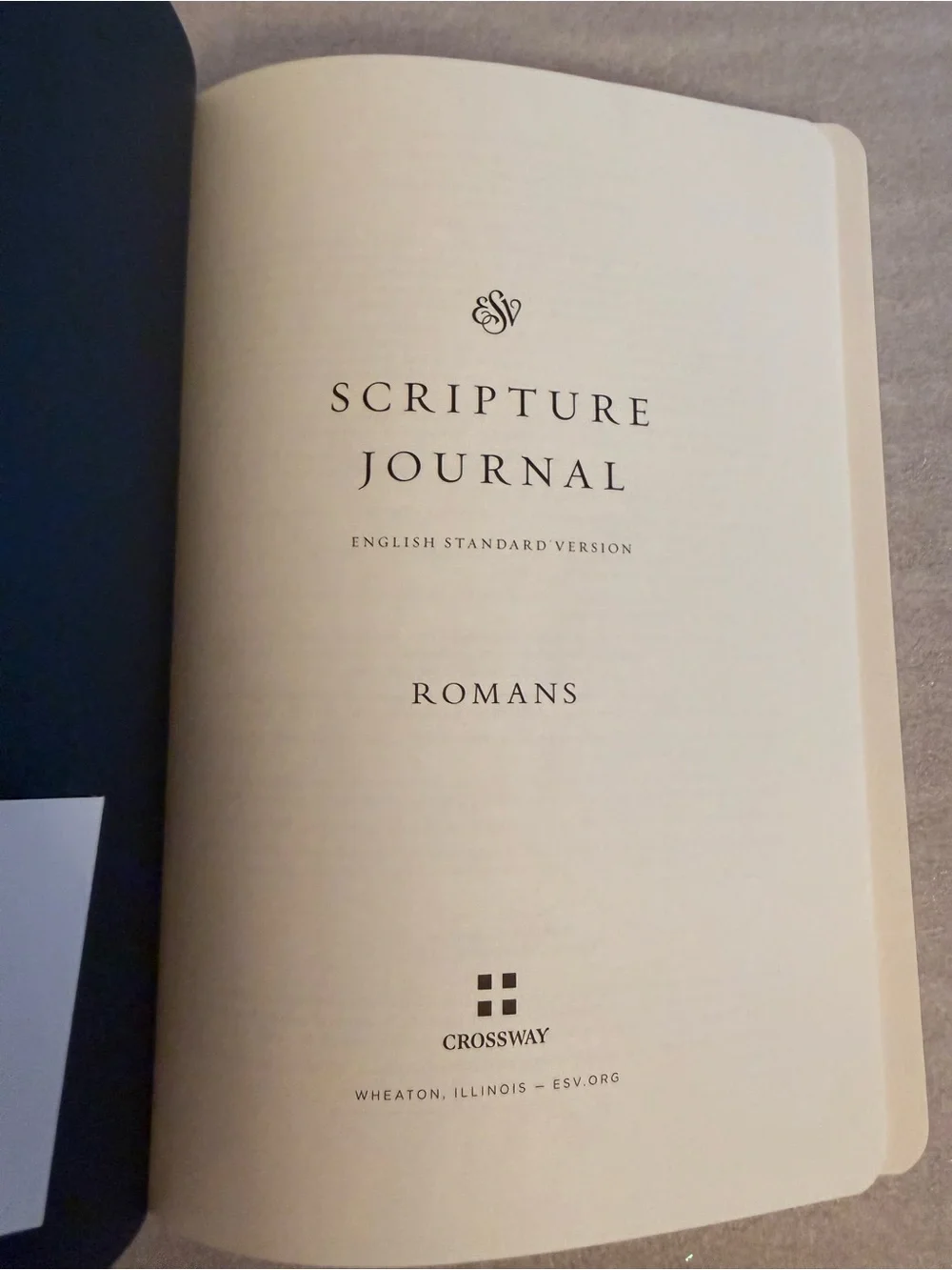 New Book of Romans Scripture Journal